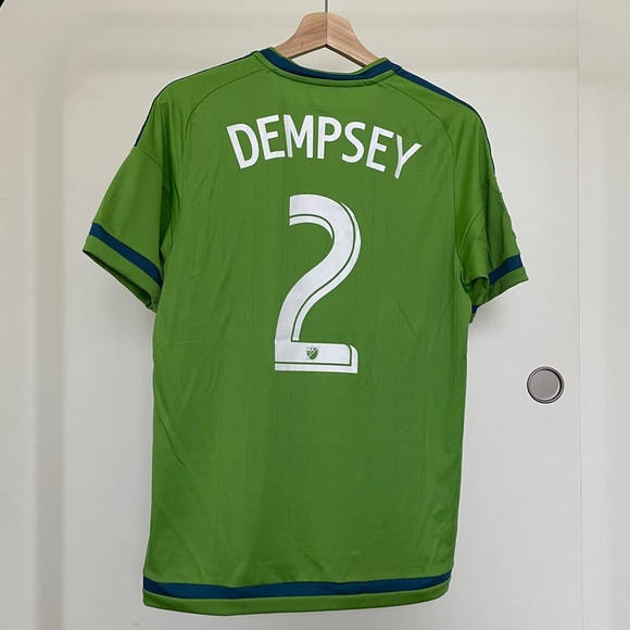 Vintage Adidas Seattle Sounders Home Jersey #2 Dempsey - Picture 2 of 4